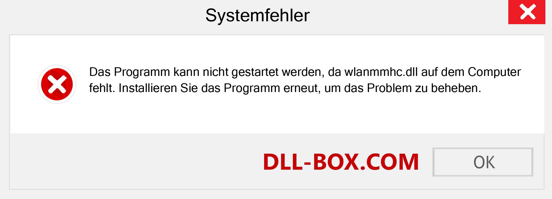 wlanmmhc.dll-Datei fehlt?. Download für Windows 7, 8, 10 - Fix wlanmmhc dll Missing Error unter Windows, Fotos, Bildern